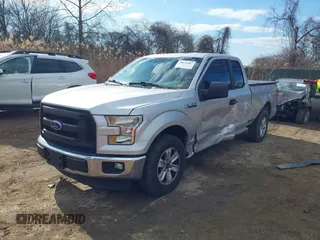 2016 Ford F-150 XL with VIN 1FTEX1C88GFA51522, listed as a IAAI auction lot 41674507 with 154,743 mi miles and . Bid and sale history available at carsss.com. Image 2.