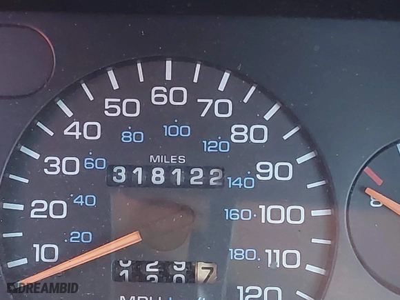 1996 Dodge Ram 1500 with VIN 1B7HC16Y0TJ129769, listed as a IAAI auction lot 41277232 with 318,122 mi miles. Bid and sale history available at carsss.com. Image 16.