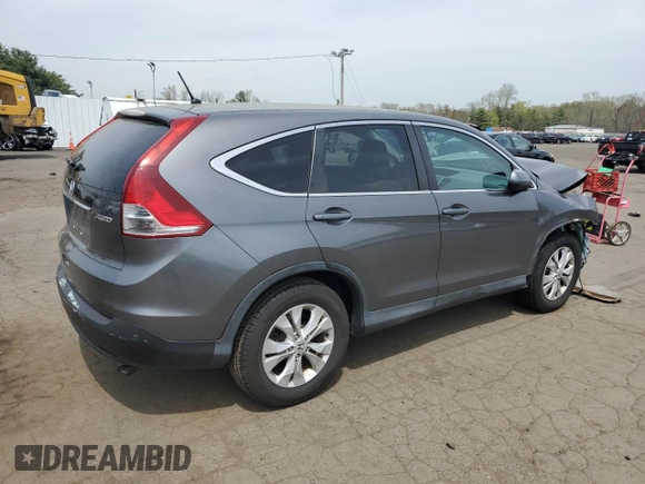 2014 Honda CR-V EX with VIN 2HKRM4H57EH659528, listed as a Copart auction lot 54573585 with 55,872 mi miles and Salvage Title. Bid and sale history available at carsss.com. Image 3.