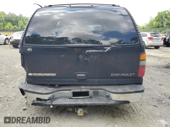 2004 Chevrolet Suburban LT with VIN 1GNFK16Z54J328473, listed as a Copart auction lot 60135565 with Not provided miles and Salvage title. Bid and sale history available at DreamBid. Image 6.