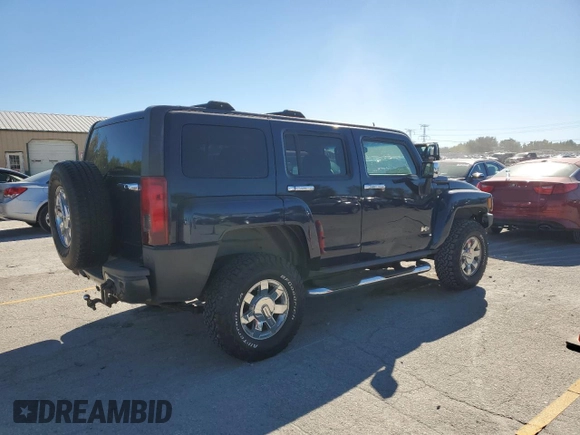 2007 Hummer H3 SUV with VIN 5GTDN13E278234502, listed as a Copart auction lot 75879284 with 202,011 mi miles and Clean Title. Bid and sale history available at carsss.com. Image 3.