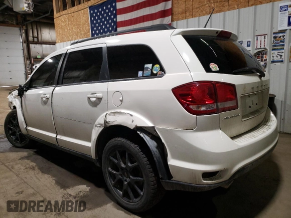 2018 Dodge Journey SXT with VIN 3C4PDCBG1JT158589, listed as a Copart auction lot 55484935 with 53,768 mi miles and Salvage Title. Bid and sale history available at carsss.com. Image 2.