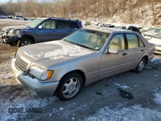 1999 Mercedes-Benz S-Class with VIN WDBGA33G9XA412054, listed as a Copart auction lot 42012105 with 151,033 mi miles and Clean Title. Bid and sale history available at carsss.com. Image 1.
