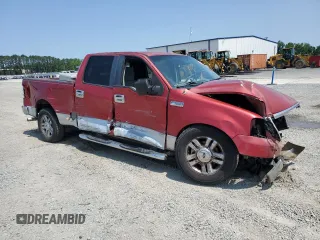2008 Ford F-150 XLT with VIN 1FTPW12V48FA19252, listed as a Copart auction lot 59134935 with 214,004 mi miles and Salvage title. Bid and sale history available at DreamBid. Image 4.