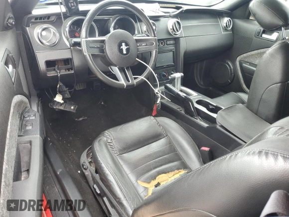 2005 Ford Mustang GT Deluxe with VIN 1ZVFT85HX55232398, listed as a Copart auction lot 47000505 with 86,445 mi miles and Salvage Title. Bid and sale history available at DreamBid. Image 8.