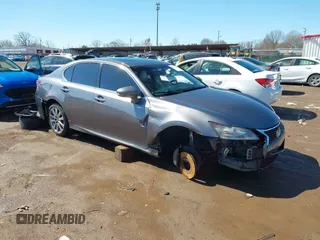 2013 Lexus GS 350 with VIN JTHBE1BL2D5003822, listed as a IAAI auction lot 41801692 with 150,537 mi miles. Bid and sale history available at carsss.com. Image 1.