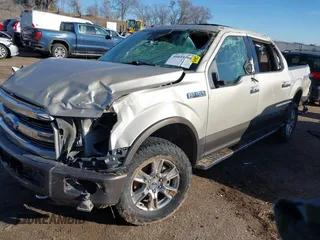 2017 Ford F-150 XL with VIN 1FTEW1EF1HKD09015, listed as a IAAI auction lot 40849304 with 117,380 mi miles. Bid and sale history available at carsss.com. Image 2.