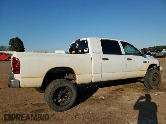 2007 Dodge 2500 Laramie with VIN 3D7KS29C37G702398, listed as a Copart auction lot 82026444 with 353,233 mi miles and Salvage Title. Bid and sale history available at DreamBid. Image 3.