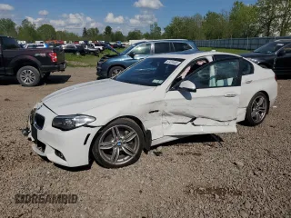 2014 BMW 5 Series 535i xDrive z VIN WBA5B3C59ED532644, wystawiony jako Copart lot #57474445 z przebiegiem 83 808 mil mil oraz Szkoda całkowita • Salvage title. Historia ofert i sprzedaży dostępna na DreamBid. Obrazek 1.