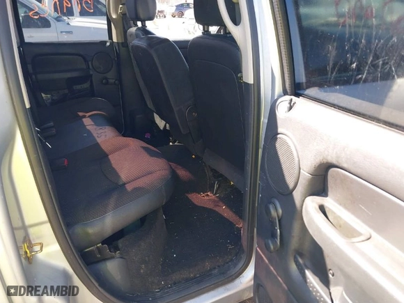 2005 Dodge Ram 1500 SLT with VIN 1D7HA18D35J584835, listed as a IAAI auction lot 41779738 with 1 mi miles. Bid and sale history available at carsss.com. Image 8.