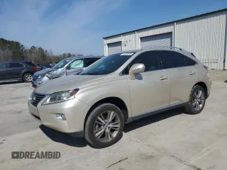 2015 Lexus RX 350 with VIN 2T2ZK1BA4FC161300, listed as a Copart auction lot 48799595 with 123,121 mi miles and Salvage Title. Bid and sale history available at carsss.com. Image 1.