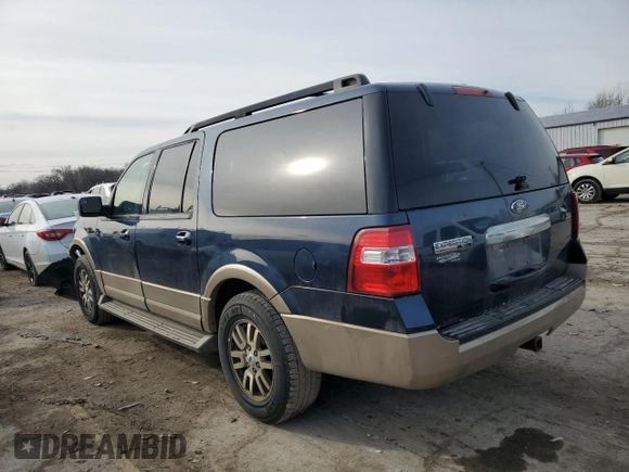 2014 Ford Expedition EL XLT with VIN 1FMJK1J56EEF18795, listed as a Copart auction lot 43826085 with 260,984 mi miles and Salvage Title. Bid and sale history available at carsss.com. Image 2.