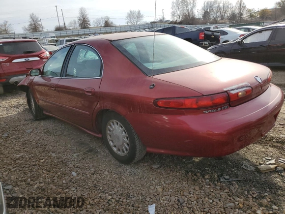 1999 Mercury Sable GS with VIN 1MEFM50U0XA660783, listed as a Copart auction lot 45947104 with 183,026 mi miles and Non Repairable. Bid and sale history available at DreamBid. Image 2.