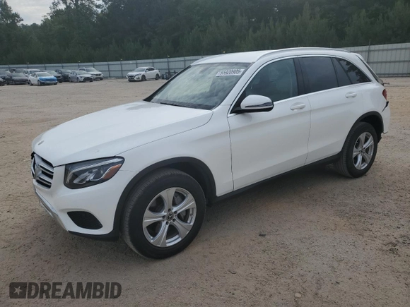 2018 Mercedes-Benz GLC 300 z VIN WDC0G4JB6JV090157, wystawiony jako Copart lot #55920905 z przebiegiem 63 436 mil mil oraz Szkoda całkowita • Salvage title. Historia ofert i sprzedaży dostępna na DreamBid. Obrazek 1.