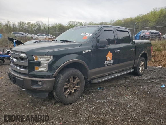 2015 Ford F-150 XLT with VIN 1FTEW1EF8FFB88327, listed as a Copart auction lot 53034615 with 198,364 mi miles and Clean Title. Bid and sale history available at carsss.com. Image 1.