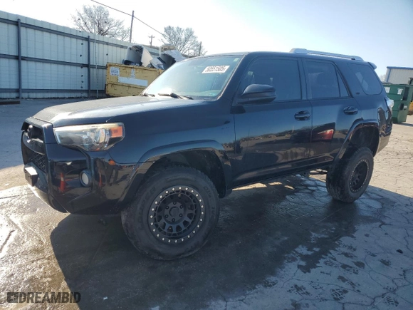 2014 Toyota 4Runner SR5 with VIN JTEZU5JR3E5079756, listed as a Copart auction lot 50551505 with 188,716 mi miles and Salvage Title. Bid and sale history available at carsss.com. Image 1.