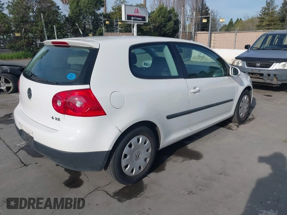 2009 Volkswagen Rabbit S with VIN WVWBB71K09W101853, listed as a IAAI auction lot 41658313 with 83,221 mi miles and . Bid and sale history available at DreamBid. Image 4.