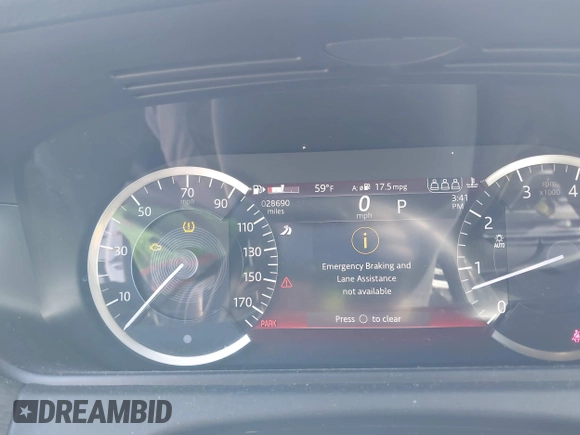 2023 Land Rover Range Rover Velar R-Dynamic S with VIN SALYT2EX9PA350400, listed as a IAAI auction lot 41892819 with 28,690 mi miles and . Bid and sale history available at DreamBid. Image 7.