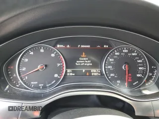 2018 Audi A6 Premium Plus with VIN WAUG3AFC8JN025016, listed as a Copart auction lot 52023525 with 91,827 mi miles and Salvage Title. Bid and sale history available at carsss.com. Image 9.