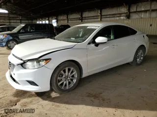 2017 Mazda Mazda6 Sport with VIN JM1GL1U56H1137693, listed as a Copart auction lot 84321454 with 91,937 mi miles and Salvage Title. Bid and sale history available at carsss.com. Image 1.