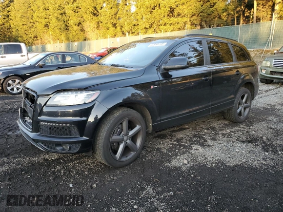 2015 Audi Q7 3.0T S line Prestige with VIN WA1DGBFE0FD002533, listed as a Copart auction lot 42958725 with 183,133 mi miles and Salvage Title. Bid and sale history available at carsss.com. Image 1.