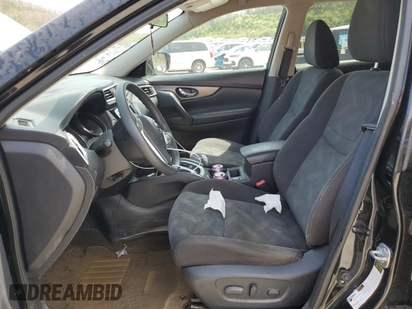 2016 Nissan Rogue SV with VIN KNMAT2MVXGP647312, listed as a Copart auction lot 53097615 with 129,399 mi miles and Salvage Title. Bid and sale history available at DreamBid. Image 7.