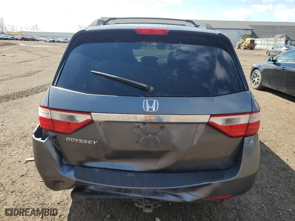 2013 Honda Odyssey EX with VIN 5FNRL5H45DB504702, listed as a Copart auction lot 53514555 with 223,512 mi miles and Clean Title. Bid and sale history available at carsss.com. Image 6.