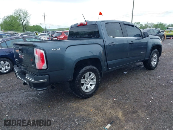 2015 GMC Canyon 4WD SLE with VIN 1GTG6BE3XF1153421, listed as a IAAI auction lot 42079375 with 161,379 mi miles and . Bid and sale history available at carsss.com. Image 4.