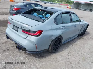 2024 BMW M3 Competition xDrive with VIN WBS43AY03RFS40486, listed as a IAAI auction lot 42537934 with 23,973 mi miles and . Bid and sale history available at DreamBid. Image 4.