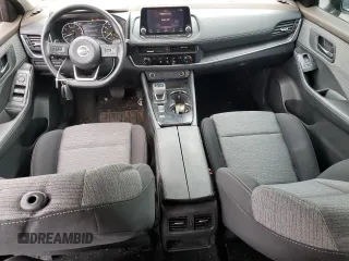 2021 Nissan Rogue S with VIN 5N1AT3AA3MC807472, listed as a Copart auction lot 52054225 with 47,322 mi miles and Salvage title. Bid and sale history available at DreamBid. Image 8.