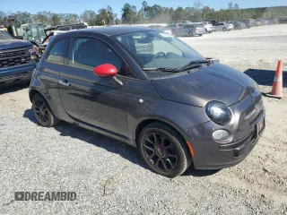 2016 FIAT 500 Pop with VIN 3C3CFFAR8GT246162, listed as a Copart auction lot 74995164 with 90,346 mi miles and Salvage title. Bid and sale history available at DreamBid. Image 4.
