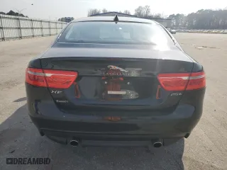 2017 Jaguar XE 25t with VIN SAJAR4BGXHA965404, listed as a Copart auction lot 49105855 with 76,990 mi miles and Salvage Title. Bid and sale history available at carsss.com. Image 6.