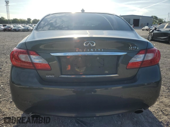 2013 Infiniti M with VIN JN1BY1AR8DM600769, listed as a Copart auction lot 54077445 with 96,498 mi miles and Salvage title. Bid and sale history available at DreamBid. Image 6.