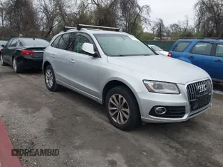 2013 Audi Q5 Premium with VIN WA1CFAFP7DA070577, listed as a IAAI auction lot 42021724 with 142,449 mi miles. Bid and sale history available at carsss.com. Image 1.