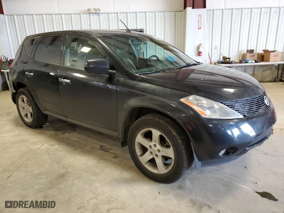 2004 Nissan Murano SL with VIN JN8AZ08W34W328829, listed as a Copart auction lot 42036235 with 141,268 mi miles and Salvage Title. Bid and sale history available at carsss.com. Image 4.