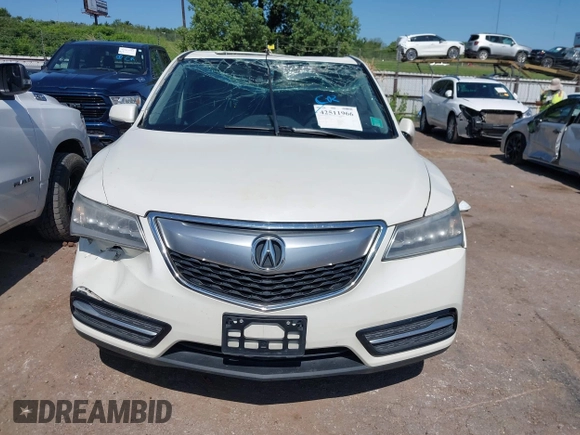 2015 Acura MDX Technology with VIN 5FRYD4H4XFB032761, listed as a IAAI auction lot 42511966 with 98,470 mi miles and . Bid and sale history available at DreamBid. Image 12.
