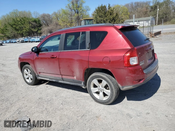 2013 Jeep Compass Sport with VIN 1C4NJDBB2DD271469, listed as a Copart auction lot 53655615 with 164,114 mi miles and Clean Title. Bid and sale history available at carsss.com. Image 2.