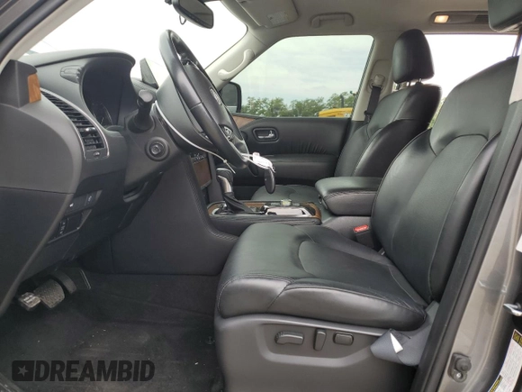 2021 Nissan Armada SL with VIN JN8AY2BA9M9372649, listed as a Copart auction lot 63675084 with 76,450 mi miles and Salvage Title. Bid and sale history available at carsss.com. Image 7.