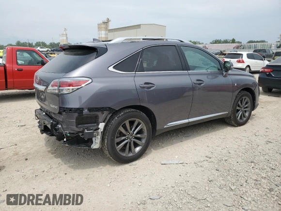 2015 Lexus RX 350 with VIN 2T2BK1BA6FC304202, listed as a Copart auction lot 60534555 with 154,819 mi miles and Salvage title. Bid and sale history available at DreamBid. Image 3.