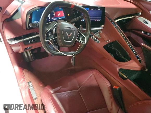 2021 Chevrolet Corvette 3LT with VIN 1G1YC3D49M5114699, listed as a Copart auction lot 61345465 with 5,664 mi miles and Clean title. Bid and sale history available at DreamBid. Image 8.
