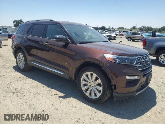2020 Ford Explorer Limited z VIN 1FM5K8FW1LGA00705, wystawiony jako Copart lot #64450035 z przebiegiem 41 952 mil mil oraz Szkoda całkowita • Salvage title. Historia ofert i sprzedaży dostępna na DreamBid. Obrazek 4.