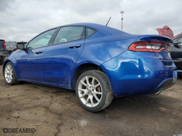 2013 Dodge Dart SXT with VIN 1C3CDFBA3DD291915, listed as a Copart auction lot 43846835 with NaN miles and Salvage Title. Bid and sale history available at carsss.com. Image 2.