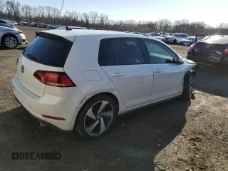 2019 Volkswagen Golf GTI S with VIN 3VW6T7AU6KM015496, listed as a Copart auction lot 46040564 with 49,972 mi miles and Salvage Title. Bid and sale history available at carsss.com. Image 3.