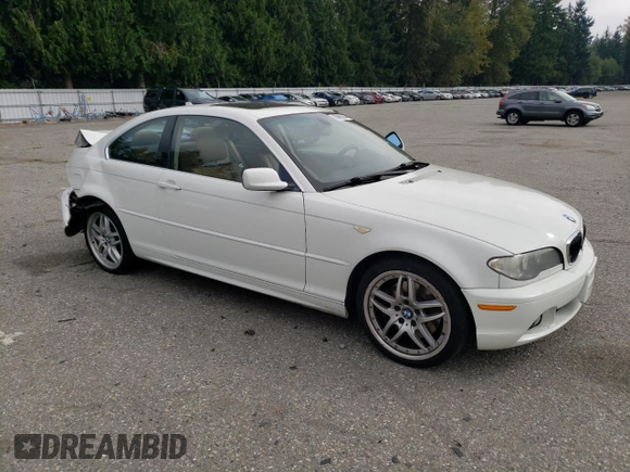 2004 BMW 3 Series 330Ci with VIN WBABD53414PL13397, listed as a Copart auction lot 69866384 with Not Provided miles and Salvage Title. Bid and sale history available at DreamBid. Image 4.