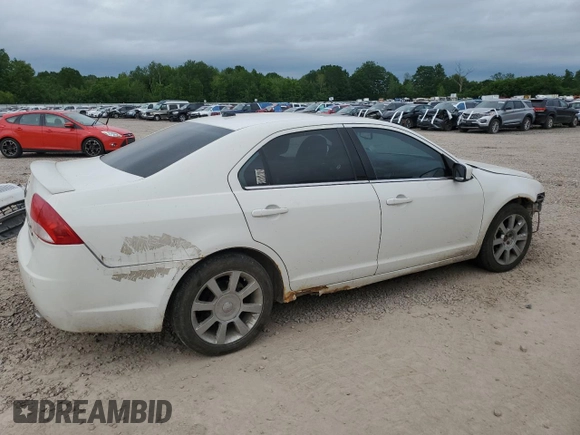 2010 Mercury Milan Premier with VIN 3MEHM0JG5AR602590, listed as a Copart auction lot 61088335 with Not provided miles and Salvage title. Bid and sale history available at DreamBid. Image 3.