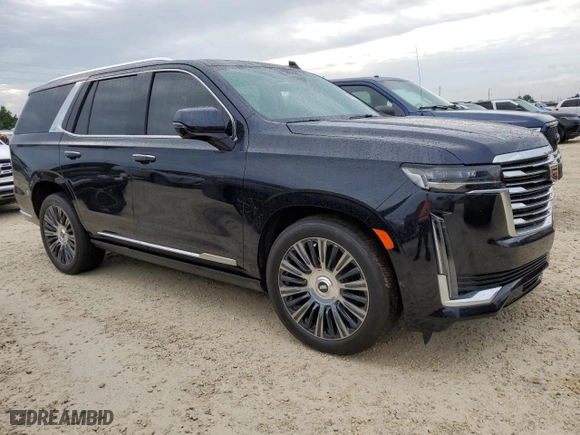 2021 Cadillac Escalade Premium Luxury Platinum with VIN 1GYS4DKL4MR182891, listed as a Copart auction lot 74943544 with 0 mi miles and Non Repairable. Bid and sale history available at carsss.com. Image 4.