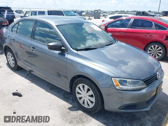 2014 Volkswagen Jetta S with VIN 3VW2K7AJ0EM217942, listed as a IAAI auction lot 42665485 with 140,084 mi miles and . Bid and sale history available at DreamBid. Image 1.
