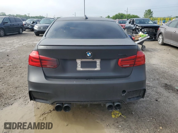 2016 BMW M3 with VIN WBS8M9C58G5E68988, listed as a Copart auction lot 58784185 with 86,577 mi miles and Clean title. Bid and sale history available at DreamBid. Image 6.