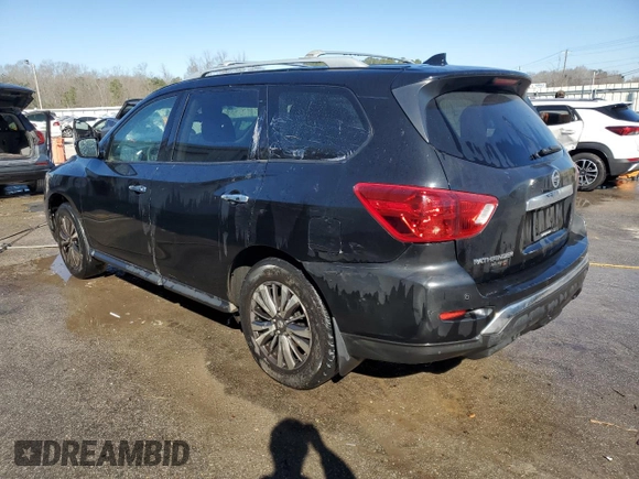 2019 Nissan Pathfinder SL with VIN 5N1DR2MN9KC585277, listed as a Copart auction lot 46612085 with 142,152 mi miles and Salvage title. Bid and sale history available at DreamBid. Image 2.