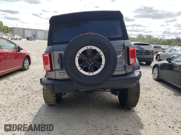 2023 Ford Bronco with VIN 1FMEE5DH4PLB12356, listed as a Copart auction lot 69272094 with 32,392 mi miles and Salvage Title. Bid and sale history available at DreamBid. Image 6.